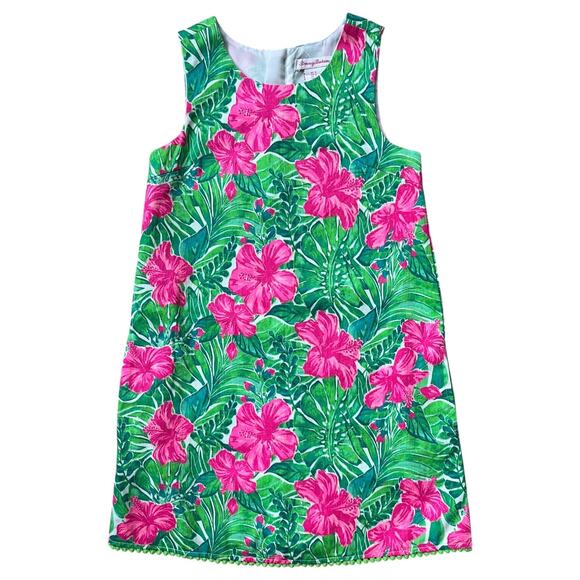 Tommy Bahama Other - Tommy Bahama Colorful Floral Dress Lilly Inspired Lined Cotton Girl's 8